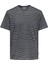 Onsbale Çizgili % 100 Pamuk Regular Fit Bisiklet Yaka T Shirt Erkek T Shirt 22025680 5