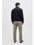 Pamuk ve Keten Karışımlı Relaxed Fit Normal Bel Pantolon Erkek Pantolon 12274977 5