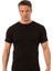 Özkan 12420 Erkek %100 Pamuklu Süprem Yumuşak Rahat Kapalı Yaka Kısa Kollu T-Shirt 2