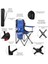 Nature Katlanabilir Kamp Koltuğu 2'li Set Xl Profil Su Geçirmez Mavi 4