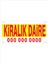 100X50 cm Kiralık Daire Branda Afiş 1