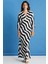 Zebra Desenli Elbise 1