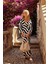 Zebra Desenli Elbise 5