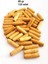 60 gr (135 Adet) Ahşap Boncuk 25 mm Boy x 10 mm En Doğal Ahşap Makrome El Işi Çanta 2