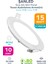 15W Tasarruflu LED Yuvarlak Beyaz Işık Sıva Altı Slim Panel Tavan Aydınlatma Armatürü-10 Adettir 1