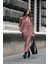 Tek Düğmeli Pembe Blazer Ceket 2