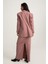 Tek Düğmeli Pembe Blazer Ceket 5
