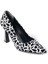 Dnz 03014 8,5 cm Topuklu Kadın Desenli Stiletto Ayakkabı 2