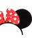 Kırmızı Fiyonklu Minnie Mouse Taç Fare Tacı Kafa Bandı 2
