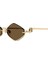 1604S 002 Geometrik Altın Güneş Gözlüğü 3