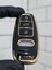 Audi A3 2021-2022 A6L A7 A8 Q8 E Tron C8 D5 Anahtar Kılıfı Siyah Gold 3