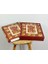 10 x 15 cm 500 Fotoğraf Kapasiteli Kutulu Çiçek Desenli Lüks Ofset Fotoğraf Albümü (Bordo) 3