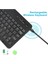 Piranha Android 10 Go Edition Tablet Uyumlu Mini Şarjlı Bluetooth Klavye ve Mouse Seti | Siyah | 4