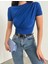 Kısa Kollu Bel Büzgülü Sandy Bluz 1