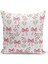 Fiyonklu Kiraz Serisi Çift Tarafı Dijital Baskılı Kırlent Kılıfı (Cherry With Bow) 1