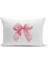Fiyonklu Kiraz Serisi Çift Tarafı Dijital Baskılı Kırlent Kılıfı (Cherry With Bow) 1