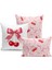 Fiyonklu Kiraz Serisi Çift Tarafı Dijital Baskılı 3'lü Kırlent Kılıfı Seti (Cherry With Bow) 1
