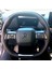 Dikişli Direksiyon Kılıfı Siyah Deri (Kılıf Tek Parçadır) Siyah Dikişli Citroen C4 Için 1