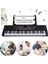 Multizone 61 Tuşlu Elektronik USB Dijital Çocuk Piyanosu Mikrofonlu Başlangıç Için Keyboard Demolu 3