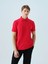 Regular Fit Polo Koyu Kırmızı Erkek T-Shirt LF2035136 5