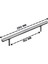 Adet Keijo Inox 192MM Paslanmaz Kulp (Mobilya, Dolap Kulbu, Kulp Modeli) 2