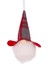Yılbaşı Süsü Noel Baba Figürü Işıklı Kısa Kollu Kırmızı-Gri 7 x 17 cm . 1