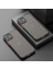 Apple iPhone 11 6.1 Kenarları Renkli Kamera Korumalı Transparan Kılıf (Siyah) 1