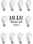 Metrashop LED Ampul 9 Watt 10'lu Paket Beyaz Işık 6500 K E27 Standart Duy 1
