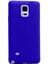 Samsung Galaxy Note 4 Uyumlu Mat Yumuşak Silikon Kılıf (Mavi) 1