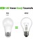 LED Ampül 5W/40W, E27 Normal Duy (Günışığı | 3000K, 2 Adet) 2
