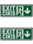 Opto 3W Çıkış-Exit LED Armatür - 2 Adet (Aşağı) Hs 4601 3
