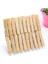 Bambu Çamaşır Mandalları, 40 Adet 6 cm Uzunluğunda, 1,2 cm Genişliğinde Çamaşır Mandalı, Kıyafet Asmak Için, Sürdürülebilir Ahşap Mandallar, Çamaşır Asmak, El Işi ve Dekorasyon Için 2