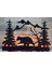 Quadruble Forest And Bear Metal Mumluk Şamdan 1