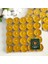 (100 Adet) Bal Mumu Tealight Mum Doğal Petek Balmumu Mum Standart Boy Buhurdanlık Için Doğal Mum 3