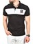 Erkek Slim Fit Nefes Alan Pamuklu Kumaş Dar Kesim Kıvrılmaz Yaka Polo Yaka Tişört 2503019 5