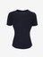 Bisiklet Yaka Düz Siyah Kadın T-Shirt J5SL-TST7056 2