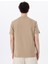 D5SM-TST3835 Açık Kahve Bisiklet Yaka Relaxed Baskılı Erkek T-Shirt 5