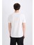 %100 Pamuk Regular Fit Bisiklet Yaka Baskılı Kısa Kollu Tişört E1314AX25SM 5