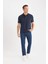 Slim Fit Dar Kesim Dar Paça Chino Kanvas Pantolon C2401AX25SP 3