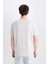 %100 Pamuk Regular Fit Bisiklet Yaka Baskılı Kısa Kollu Tişört E1316AX25SM 5