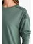 Regular Fit Bisiklet Yaka Basic Düz Uzun Kollu Tişört E9905AX25SM 5