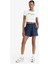 fit Oversize Geniş Kalıp Kısa Paça Sporcu ŞORT C6135AX25SM 2