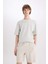 %100 Pamuk Slim Fit Dar Kesim Dar Paça Cepli Basic Düz Şort B8673AX25SM 5