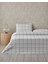 Plaid Wave Kolay Ütülenir Tek Kişilik Nevresim Takımı 160 x 220 cm Gri 1