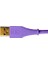 Techtools Chroma Cables Usb-A To B - 1.5mt | Straight Purple 2
