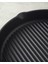 Hecha Demir Döküm Yuvarlak Grill Tava 28X4 cm Biberiye Yeşili 2