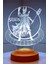 3D Yüzüklerin Efendisi Hediyesi Sauron 3 Boyutlu LED Lamba 1