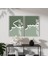 |soft Yeşil Tonlu Sabır-Şükür Kombini |çerçeveli Cam Tablo 2li Dikey 1