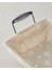 Woven Metal Ekmek Sepeti 30 x 23 x 8,5 cm Krem 3