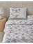 Rustic Blossom Pamuk Tek Kişilik Nevresim Takımı 160X220 cm Lila - Bej 3